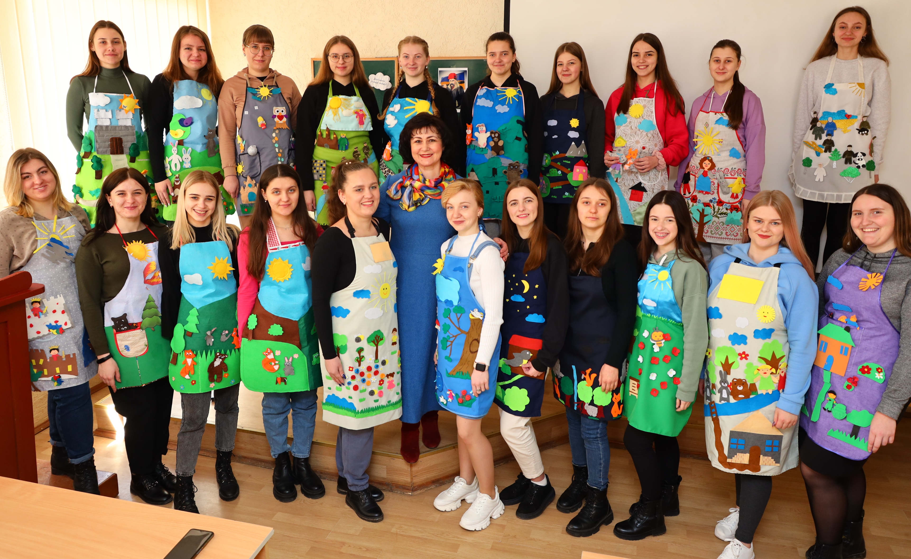 Груповий проєкт Театр на фартухові під керівництвом доцентки Ольги Кізь